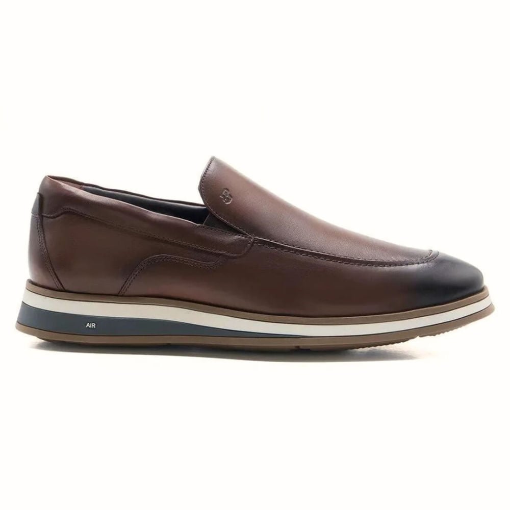 Imagem do produto Sapato Jota Pé Masculino Marrom Em Couro Air Leeds - 85400