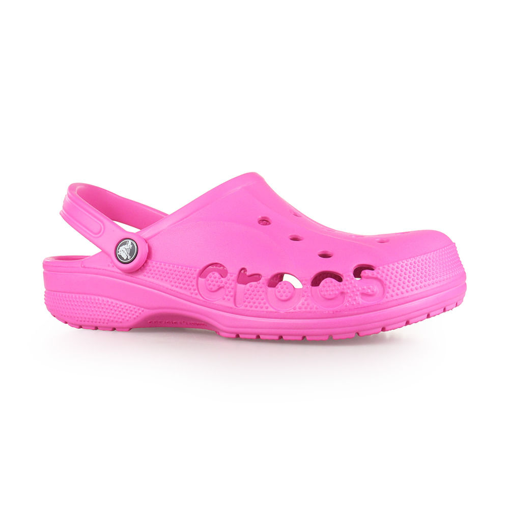 Sandália Feminina Casual Crocs Rosa Confortável | Flávio's Calçados