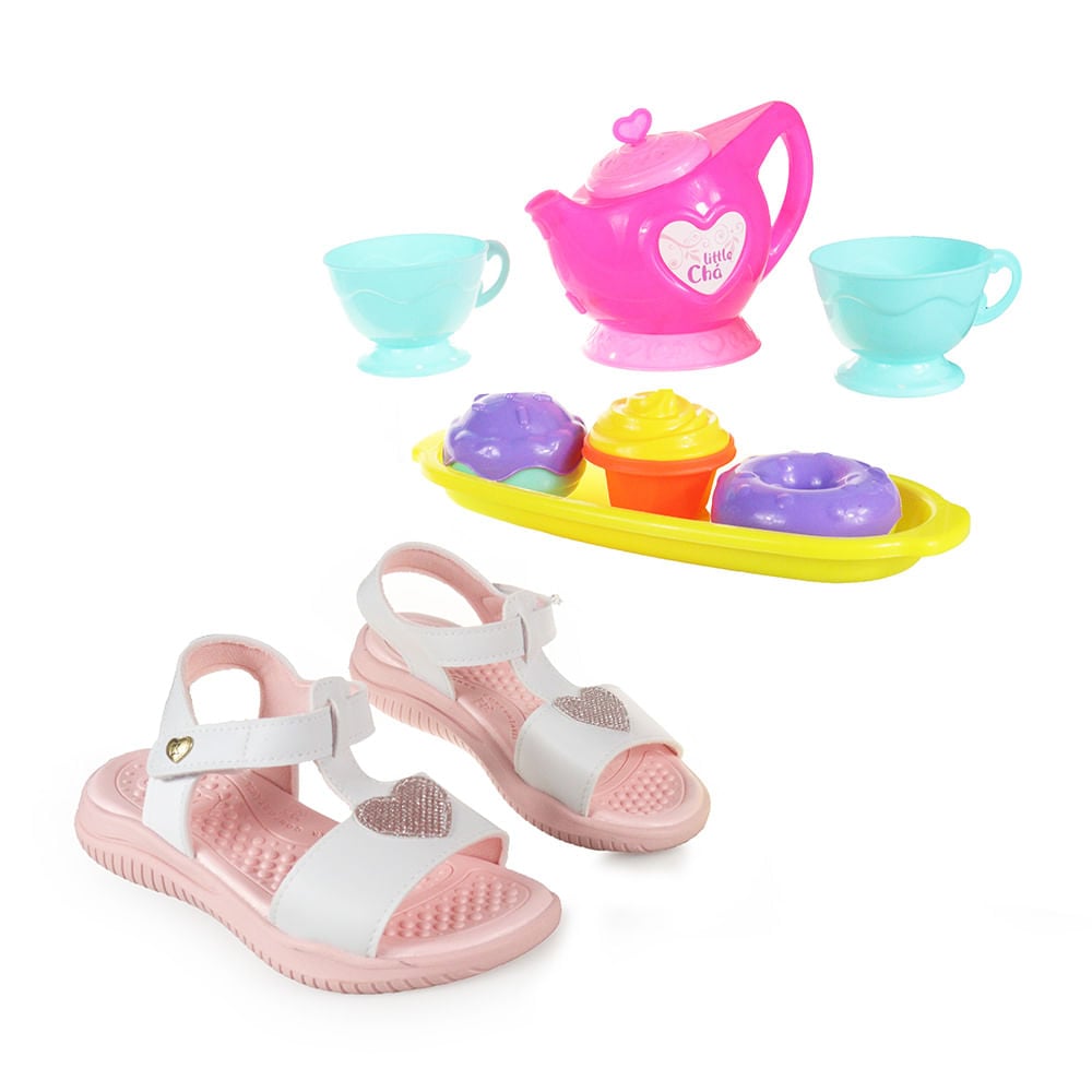 Sandália Casual Bebê Feminino Kidy Conforto e Estilo | Flávio's Calçados