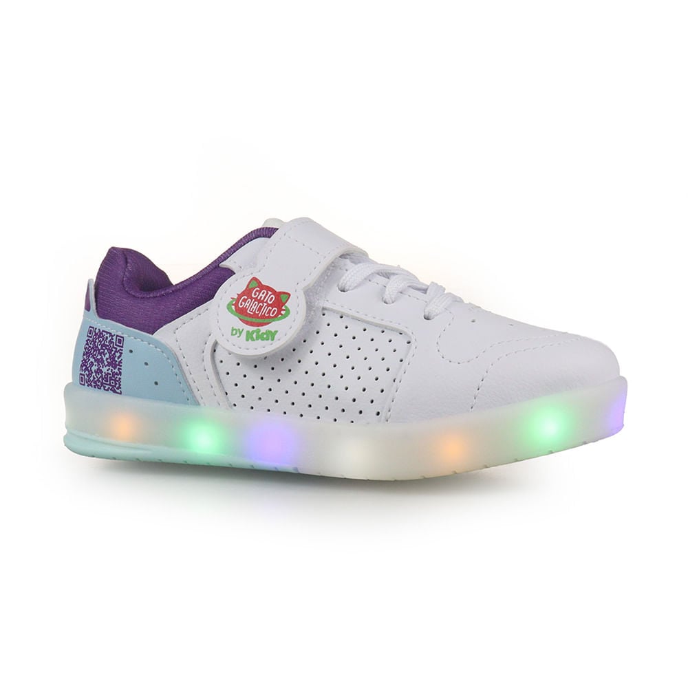 Tênis Infantil Feminino Casual Kidy confortável | Flávio's Calçados