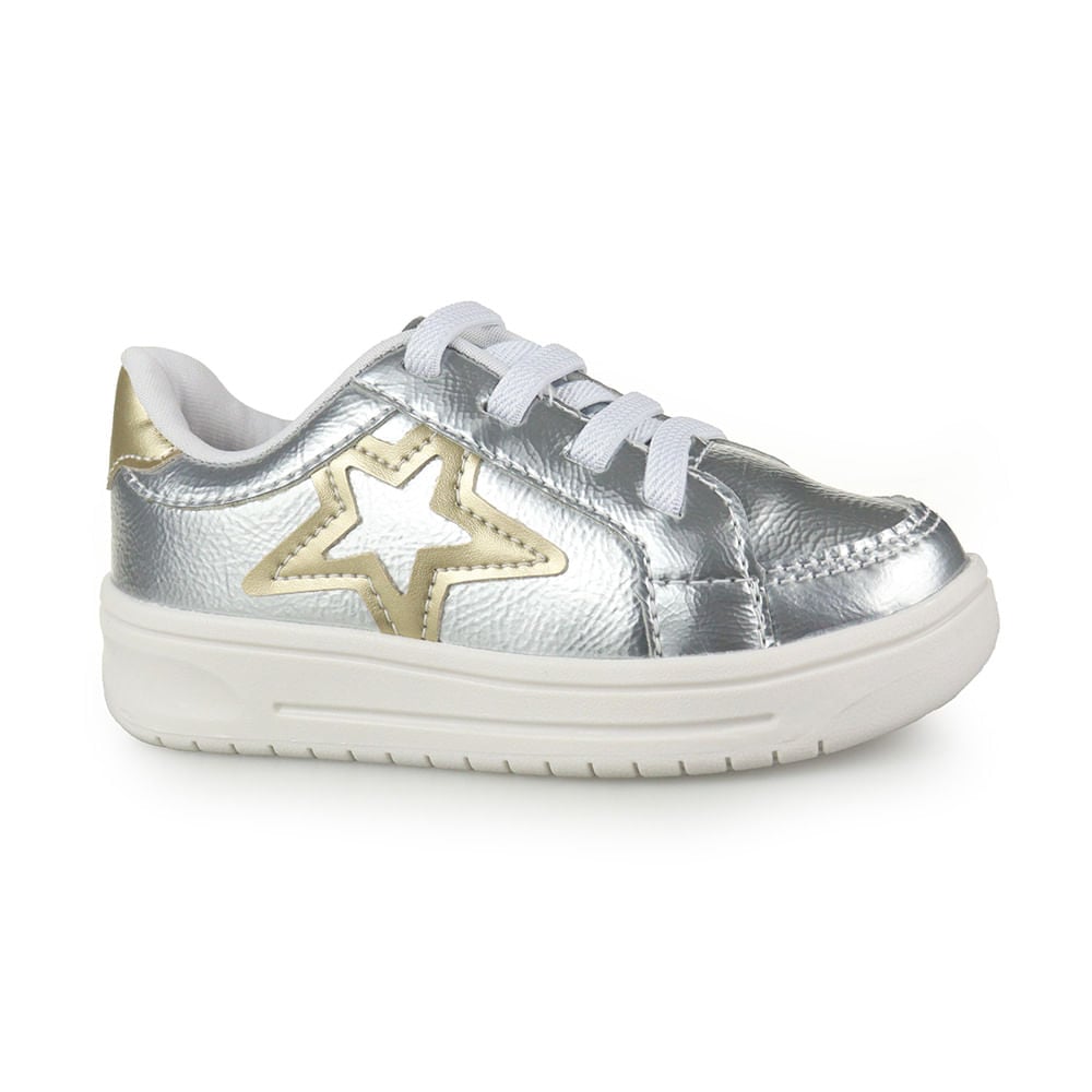 Tênis Casual Bebê Feminino Flavios Kids KR145 | Conforto e Estilo | Flávio's Calçados