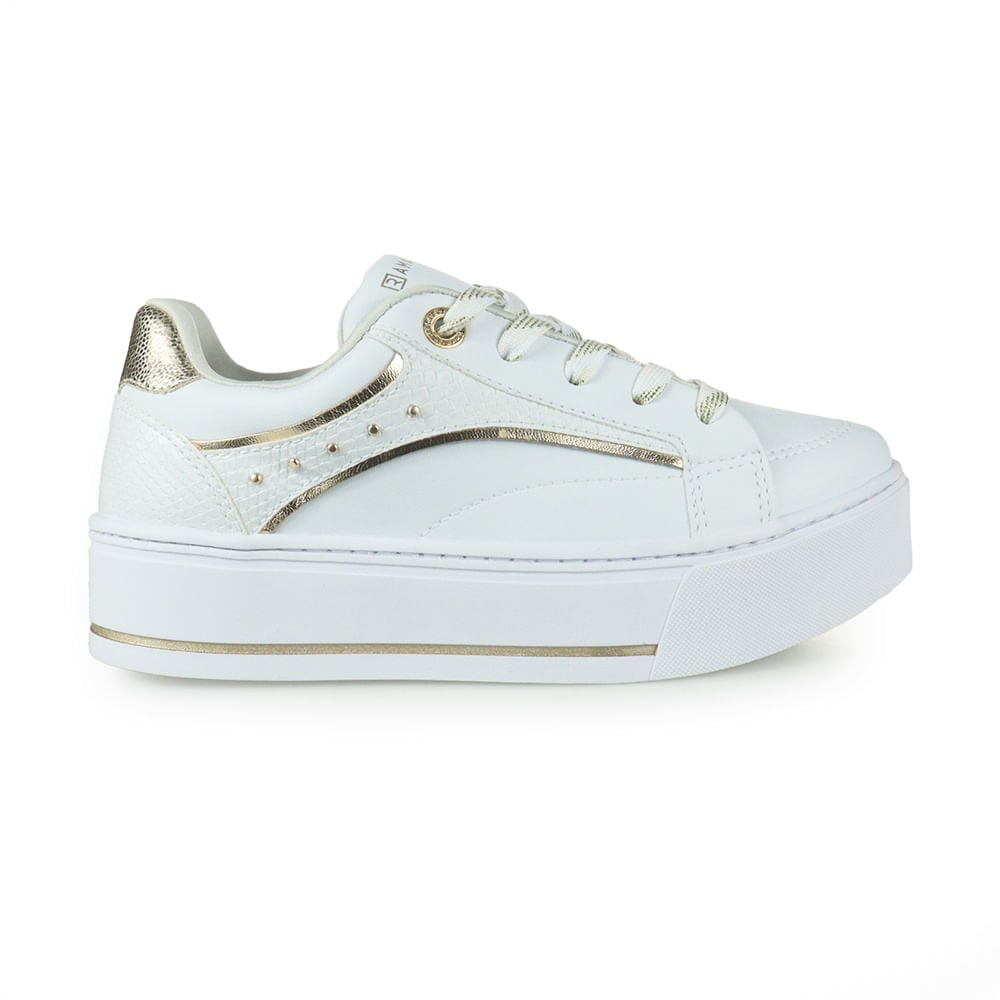 Tênis Feminino Casual Ramarim Branco Confortável | Flávio's Calçados