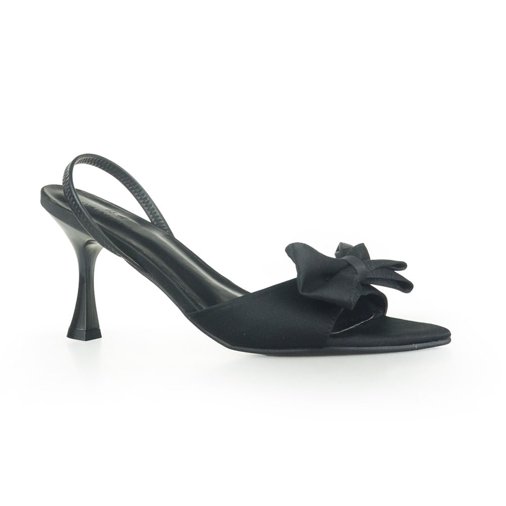 Sandália Feminina Scarpin Laysa Monteiro Preto Conforto e Estilo | Flávio's Calçados