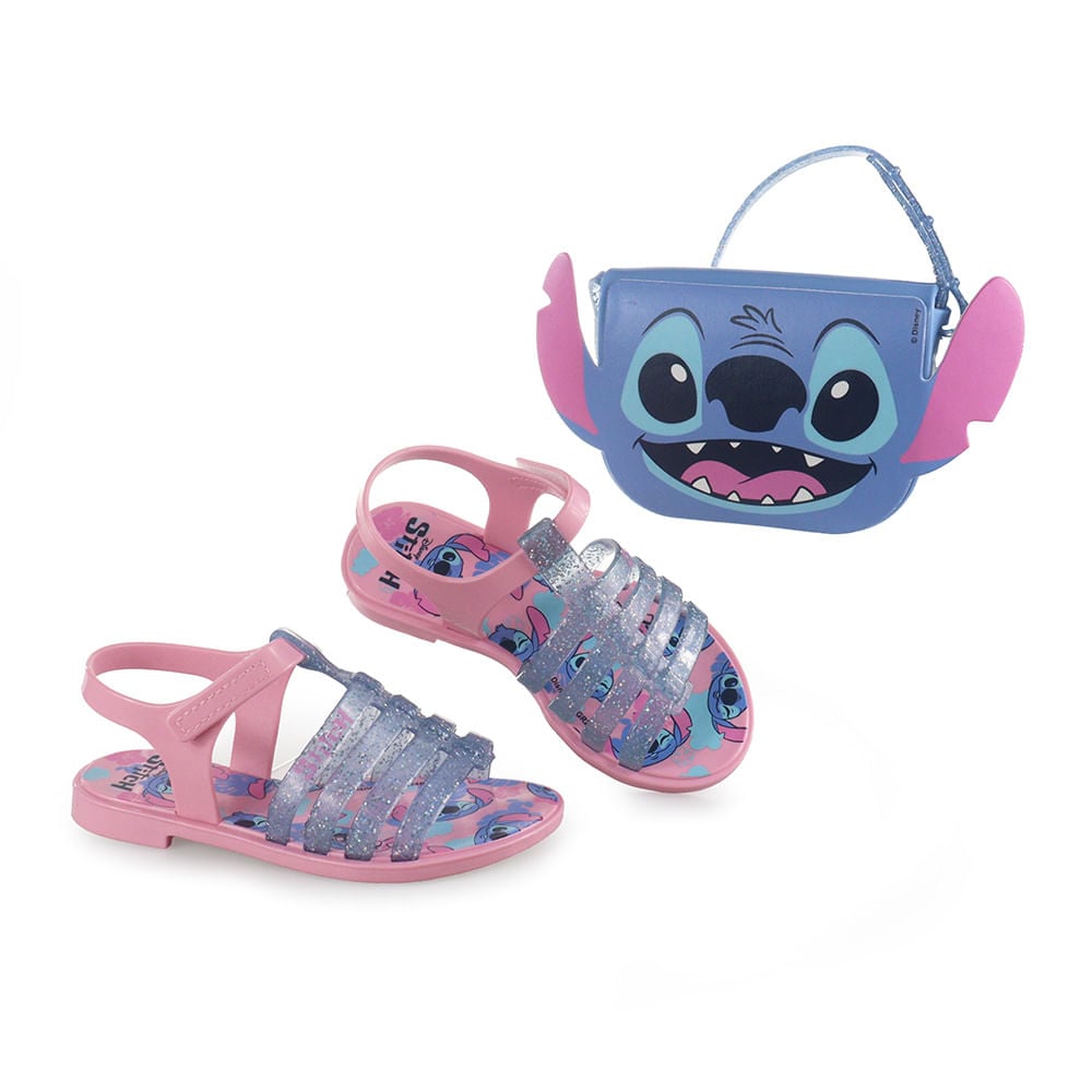 Sandália Infantil Feminina Disney Rosa Confortável | Flávio's Calçados