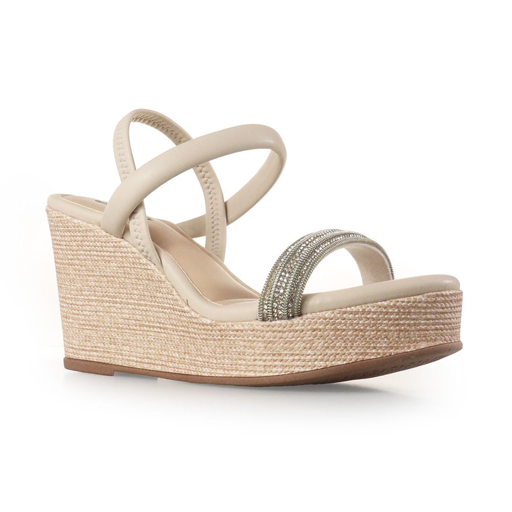 Imagem do produto Sandália Anabela Feminina Casual Mississipi - ME661