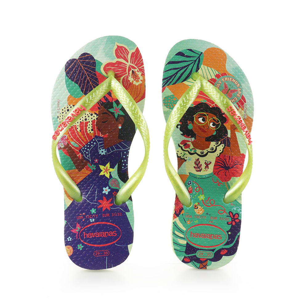 Chinelo Infantil Feminino Havaianas Verde Confortável | Flávio's Calçados