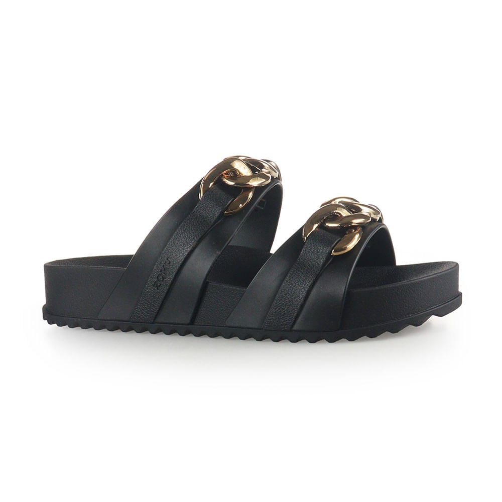Sandália Feminina Casual Birken Zaxy Confortável | Flávio's Calçados