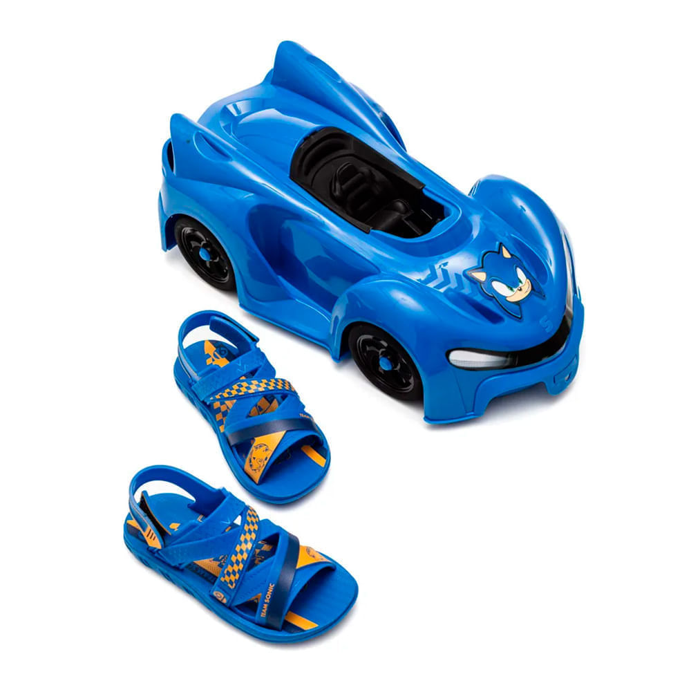 Sandália Infantil Masculina Sonic Confortável | Flávio's Calçados