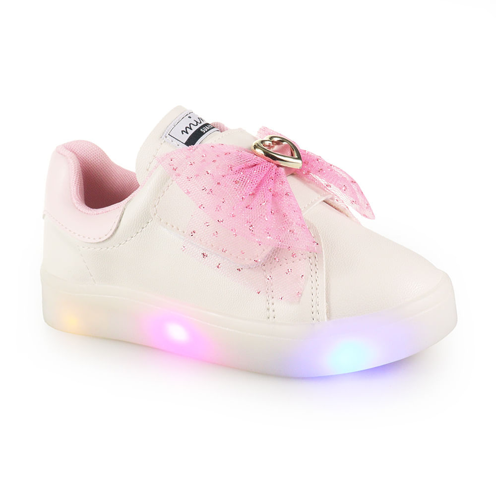 Tênis Bebê Feminino com LED Colorido Sua Cia | Flávio's Calçados