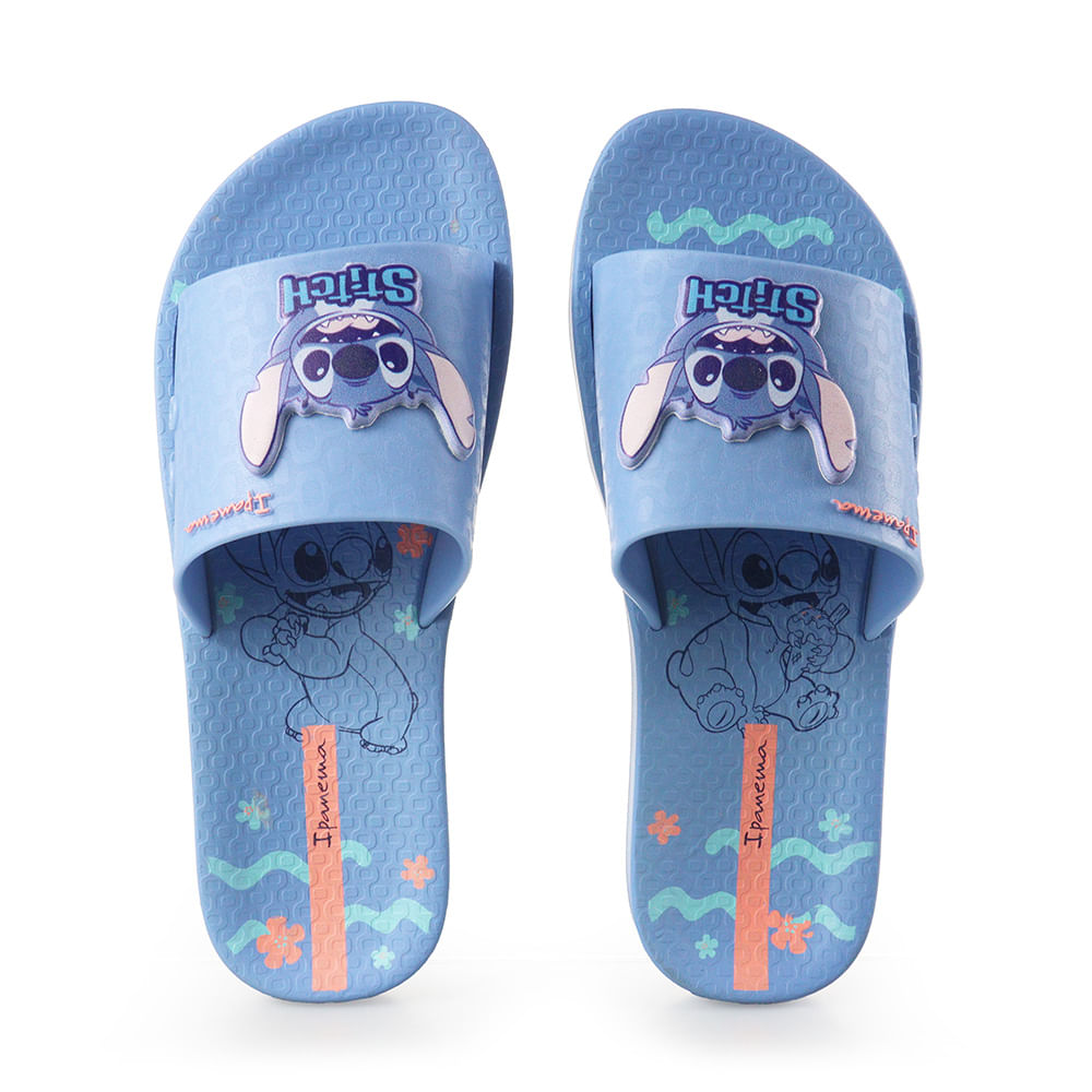 Chinelo Feminino Ipanema Azul Stitch Conforto e Estilo | Flávio's Calçados