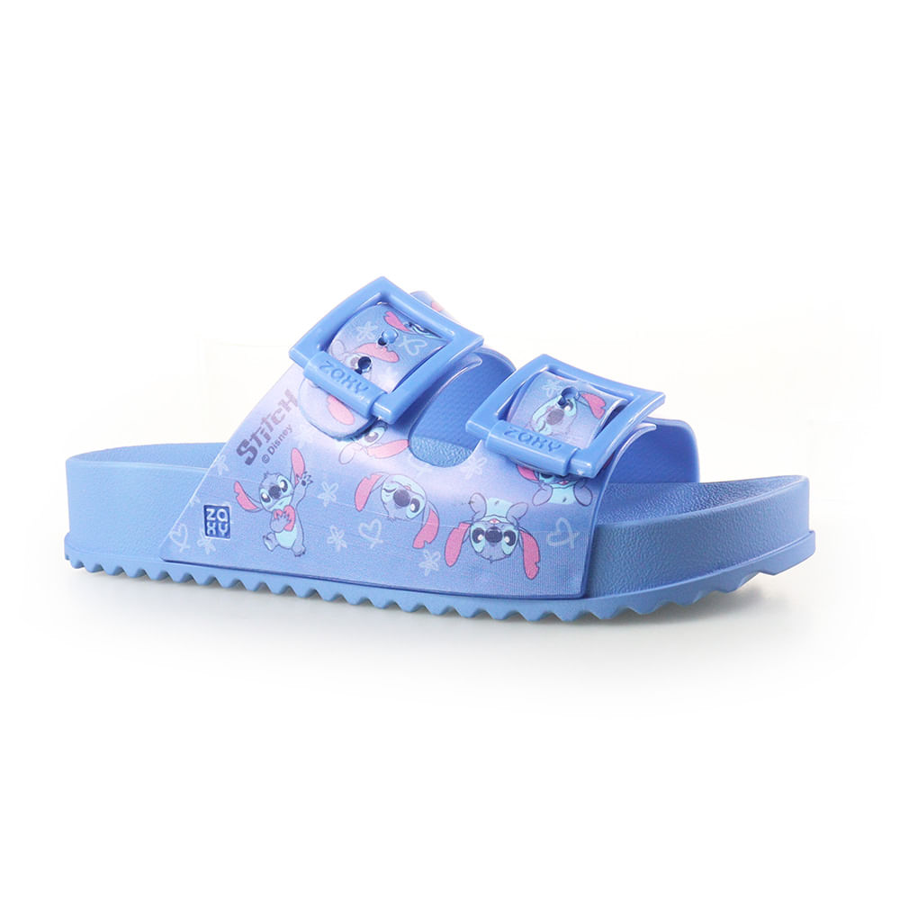 Tamanco Feminino Casual Zaxy Azul Confortável | Flávio's Calçados