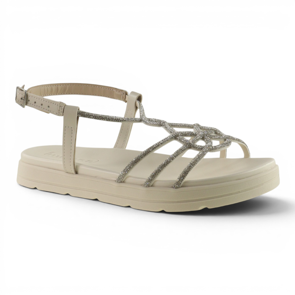 Imagem do produto Sandália Plataforma Casual Feminina Moleca - 549013131657