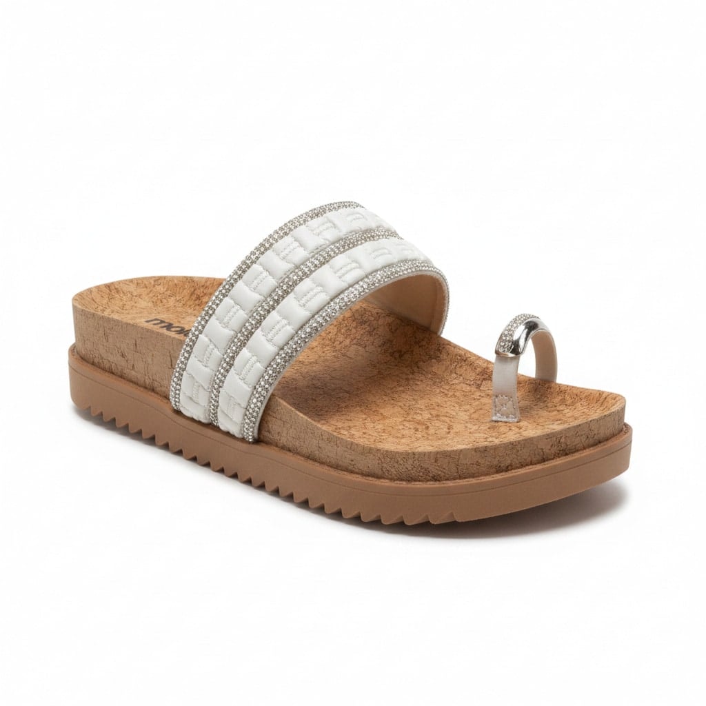 Imagem do produto Sandália Tamanco Plataforma Feminina Moleca - 550032431937